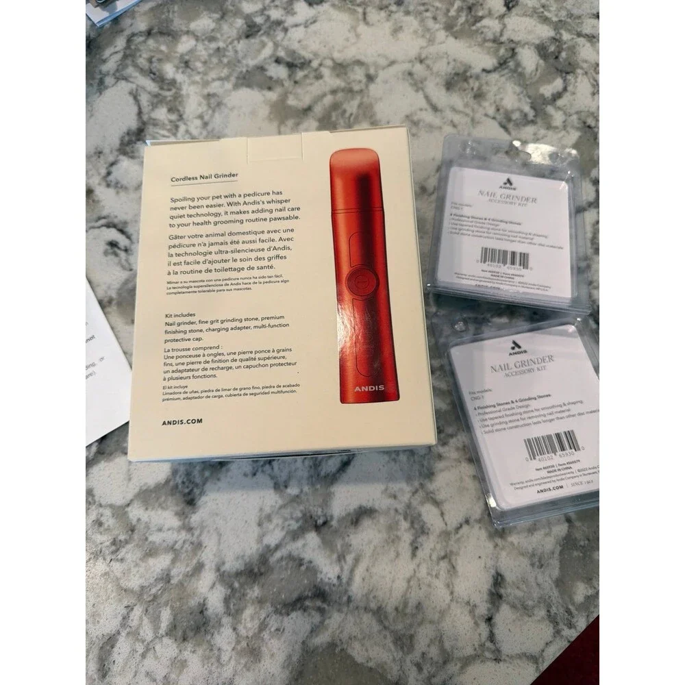 Andis Quiet 2-Speed Cordless Rechargeable Pet Nail Grinder